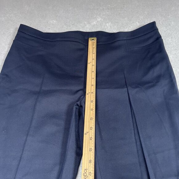 AKRIS PUNTO Franca Cotton Blend Trousers Ankle Pants Tangerine Women’s 16 US - Picture 5 of 16